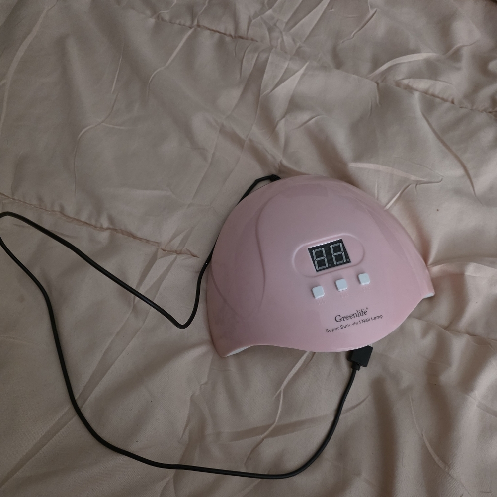 Greenlife Pink LED Nail Lamp